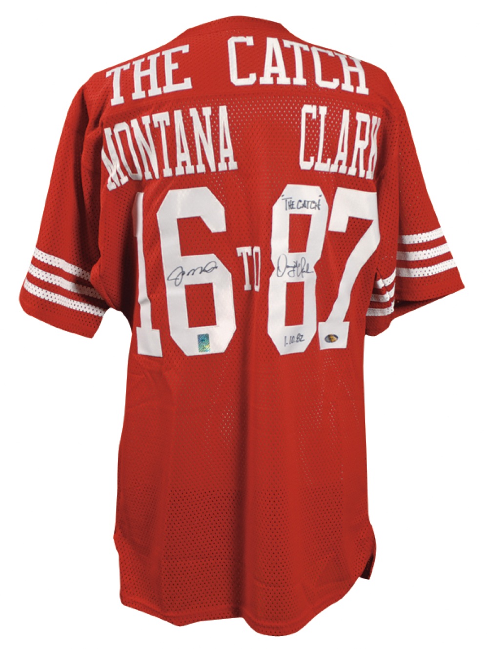 Lot #1093 Joe Montana and Dwight Clark