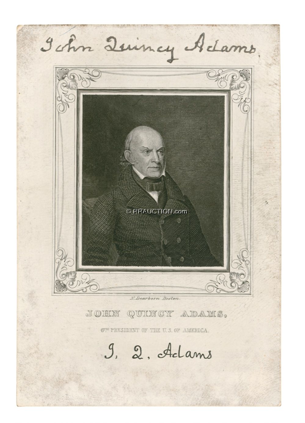 Lot #7 John Quincy Adams