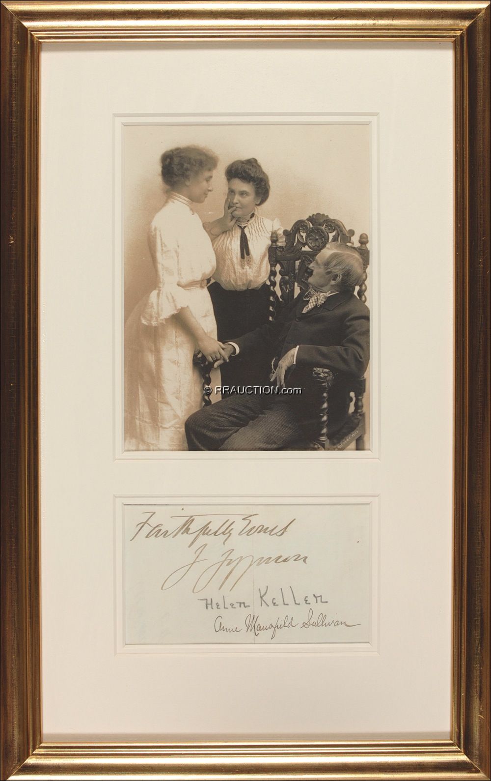 Lot #312 Helen Keller and Anne Sullivan