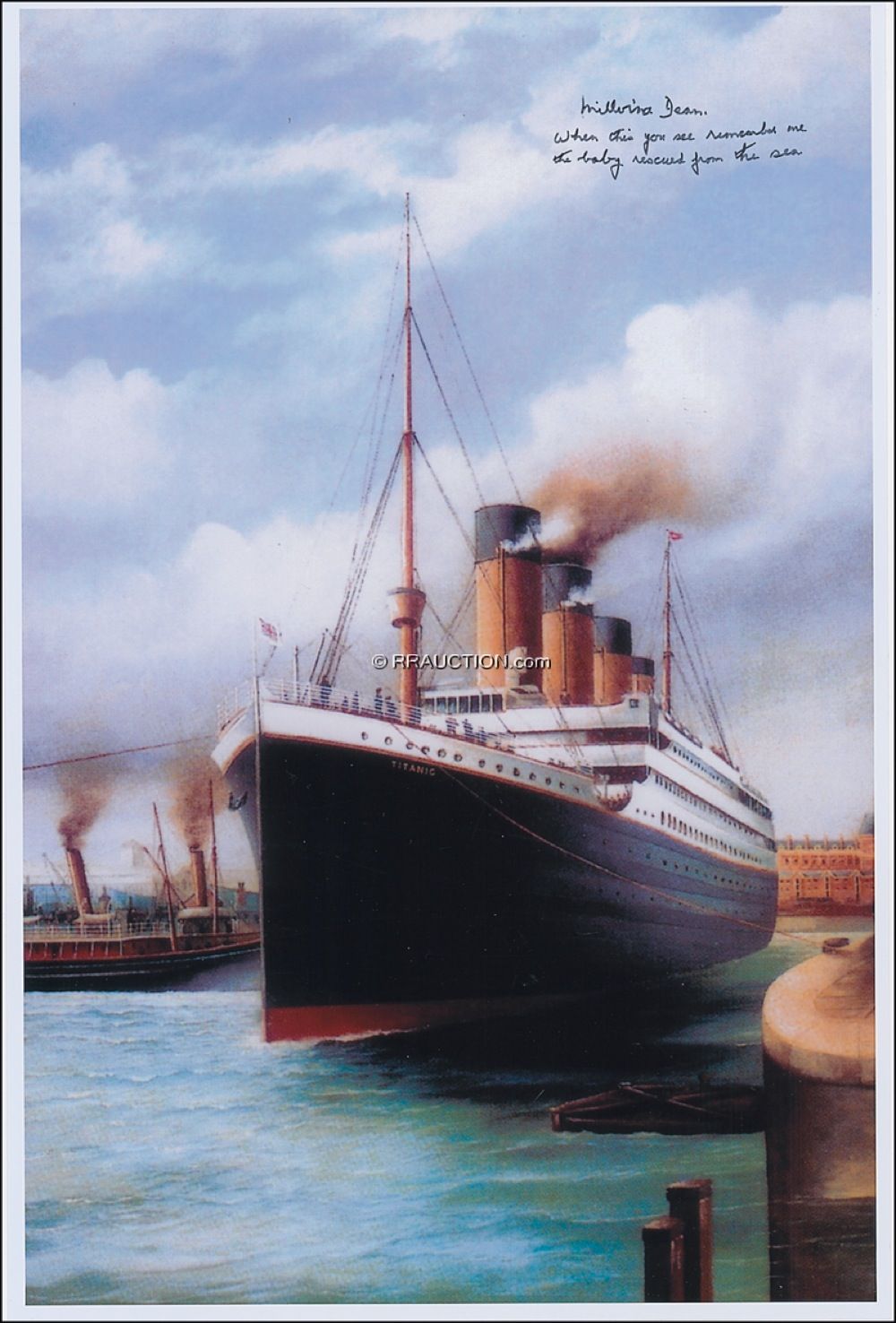 Lot #393 Titanic: Millvina Dean