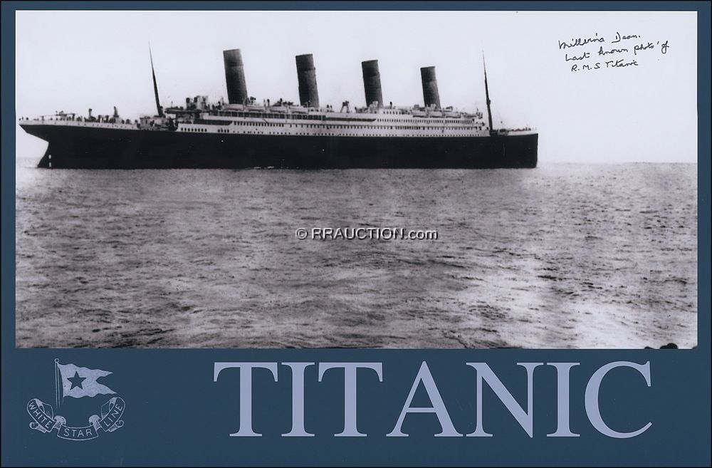 Lot #394 Titanic: Millvina Dean