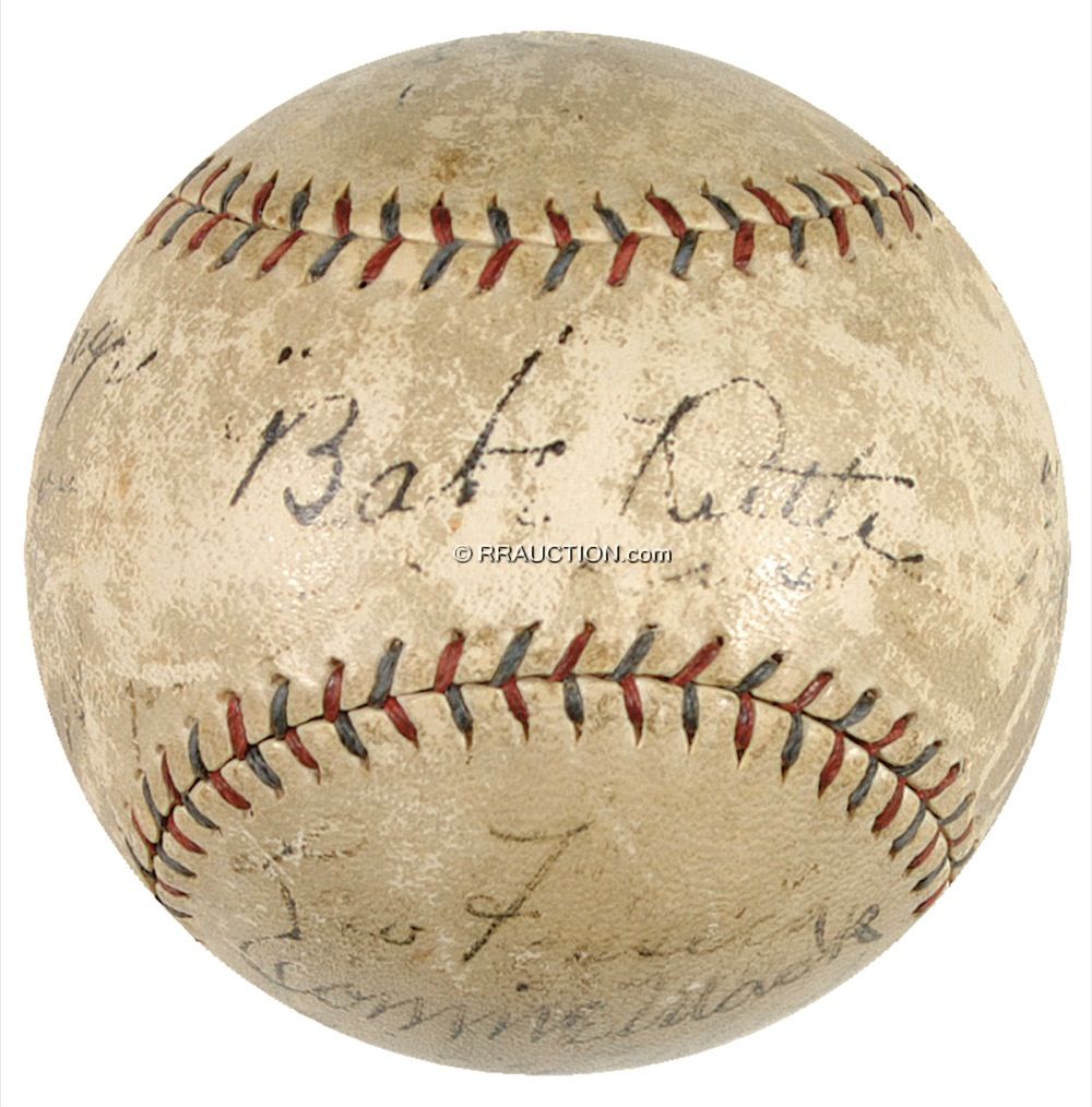 Lot #1579 Babe Ruth, Walter Johnson, and Connie