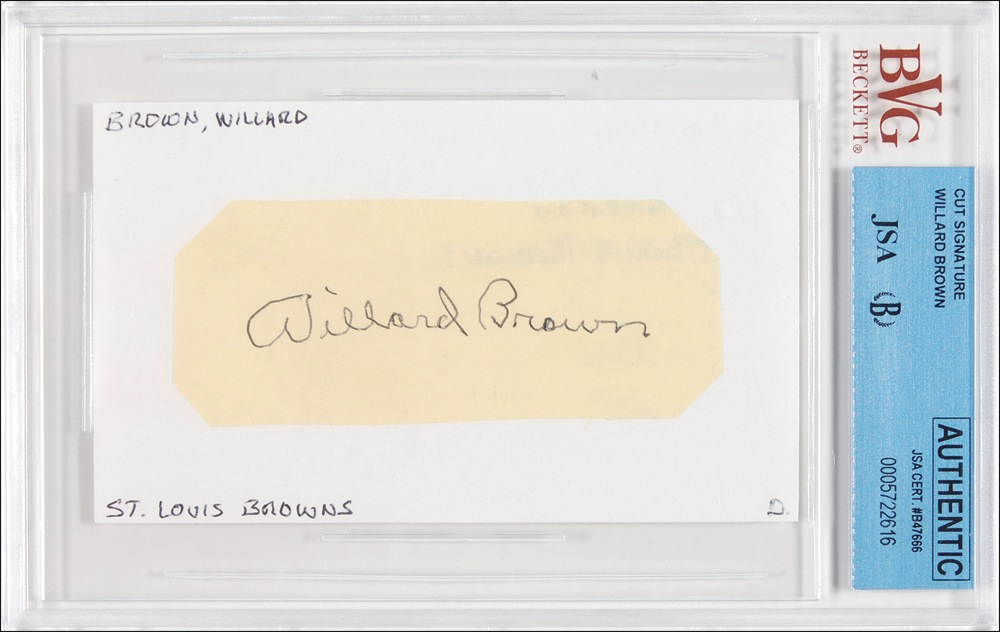 Lot #1000 Willard Brown