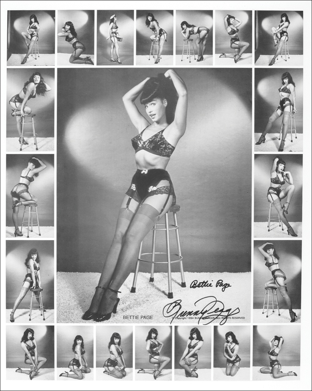 Lot #862 Bettie Page and Bunny Yeager