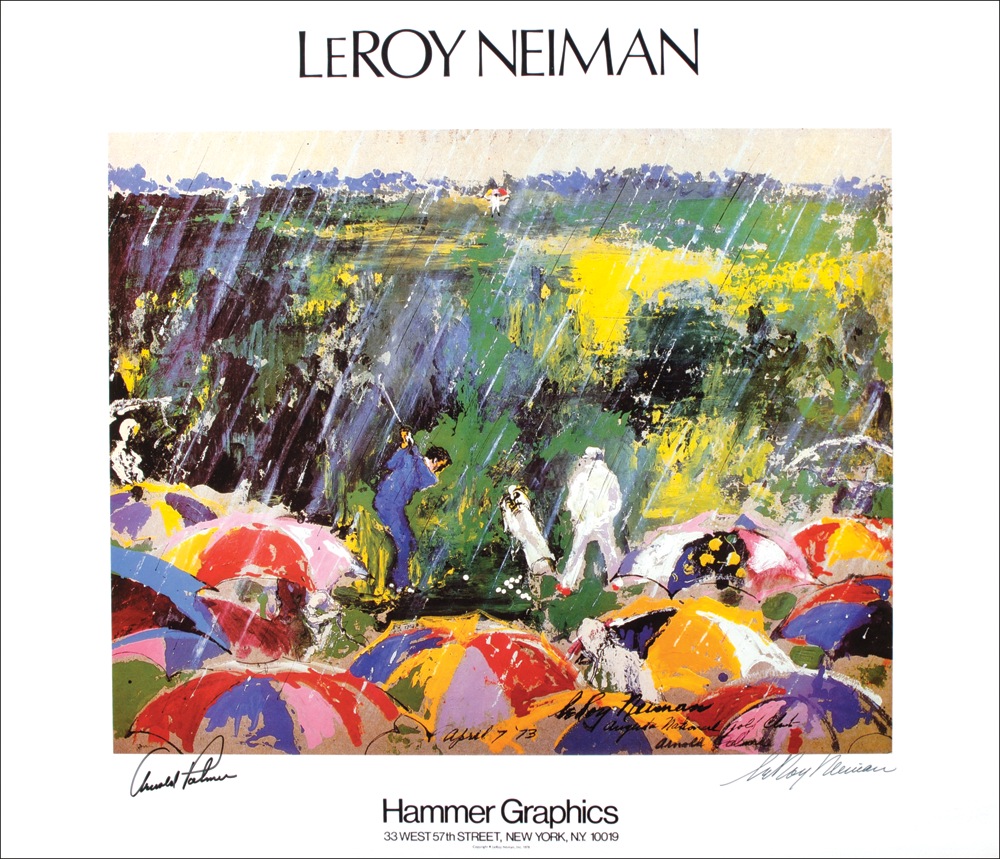 Lot #1121 Arnold Palmer and LeRoy Neiman