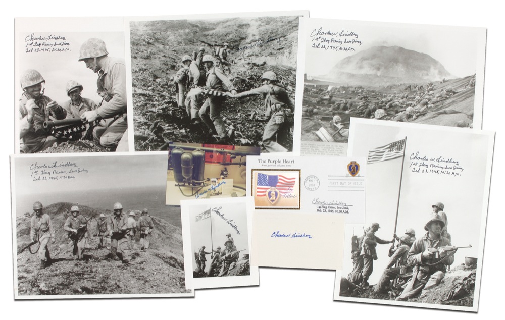 Lot #318 Iwo Jima: Lindberg, Charles