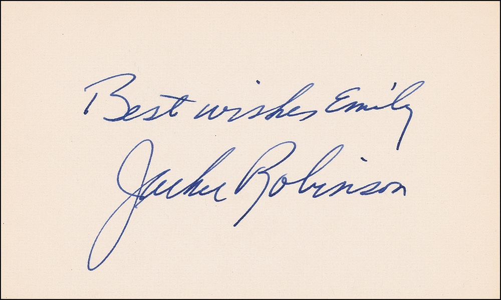jackie robinson signature