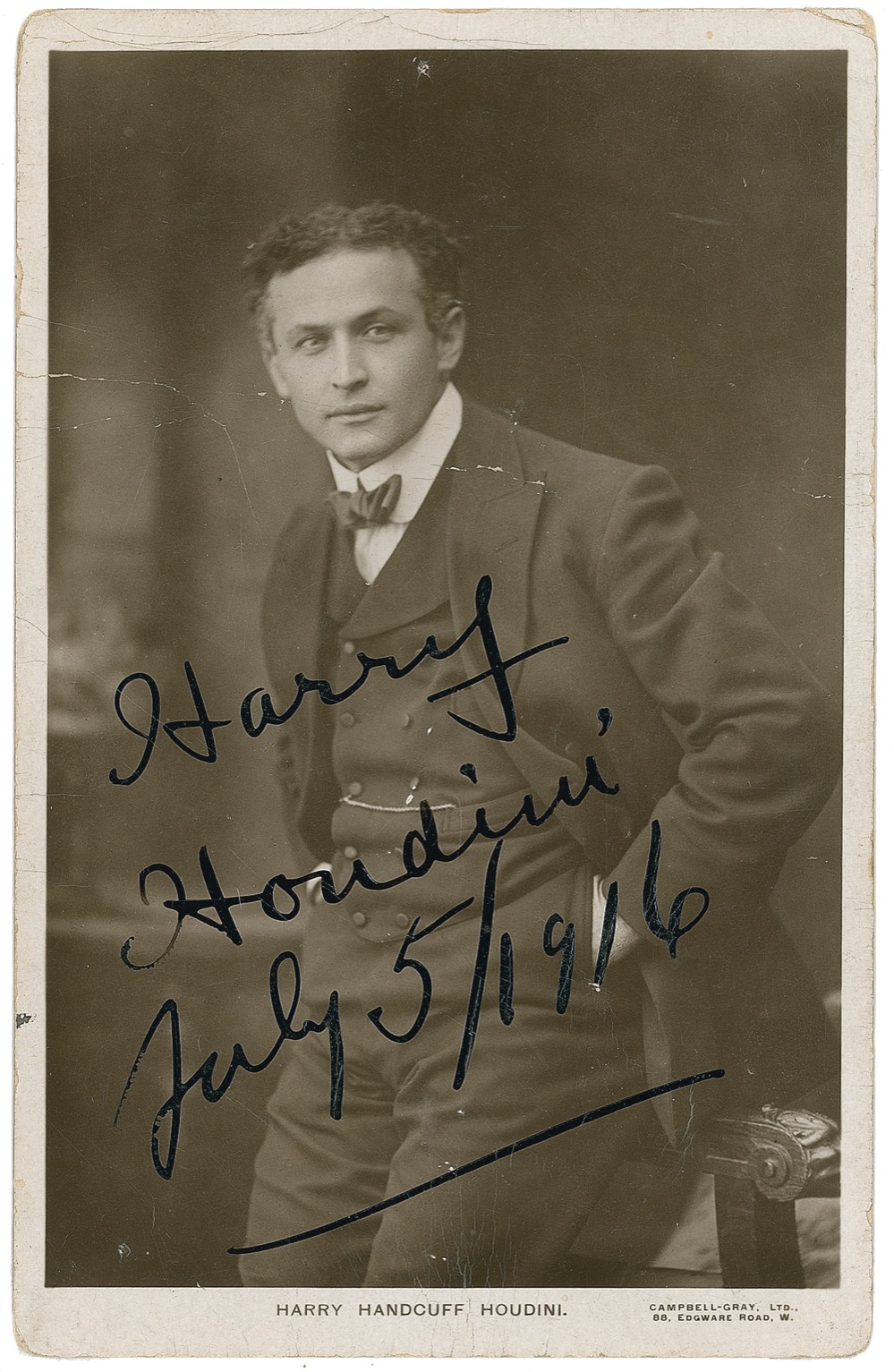 Lot #1062 Harry Houdini