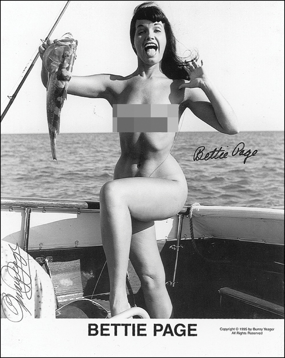 Lot #1164 Bettie Page and Bunny Yeager