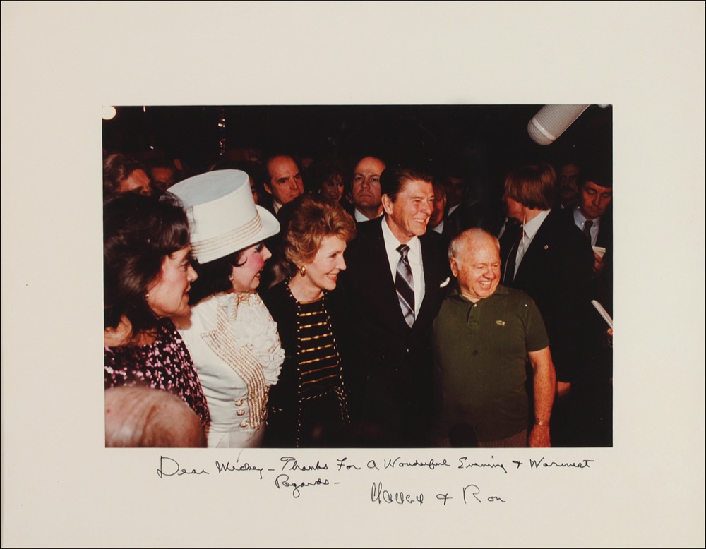 Lot #108 Ronald and Nancy Reagan