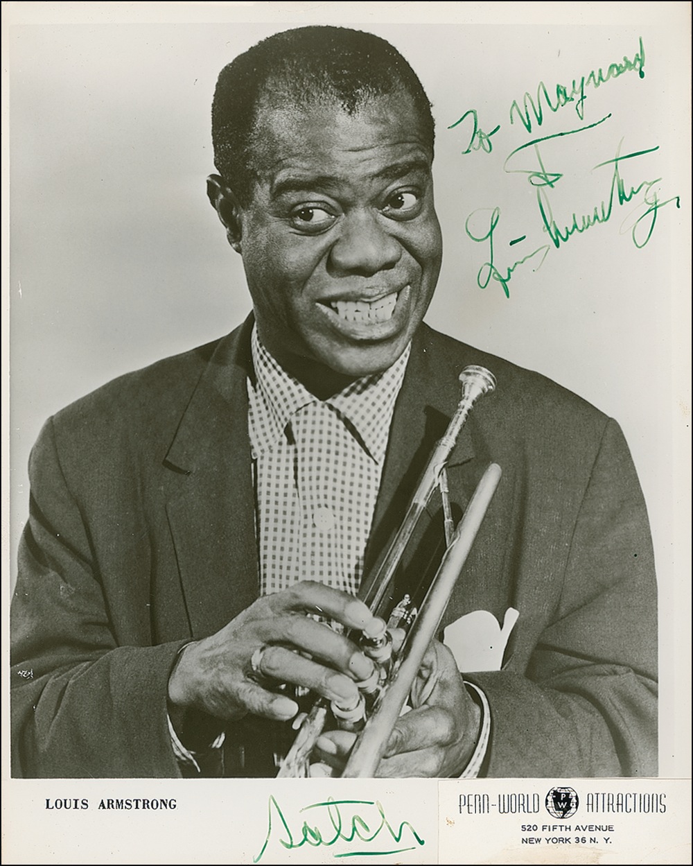 Lot #608 Louis Armstrong