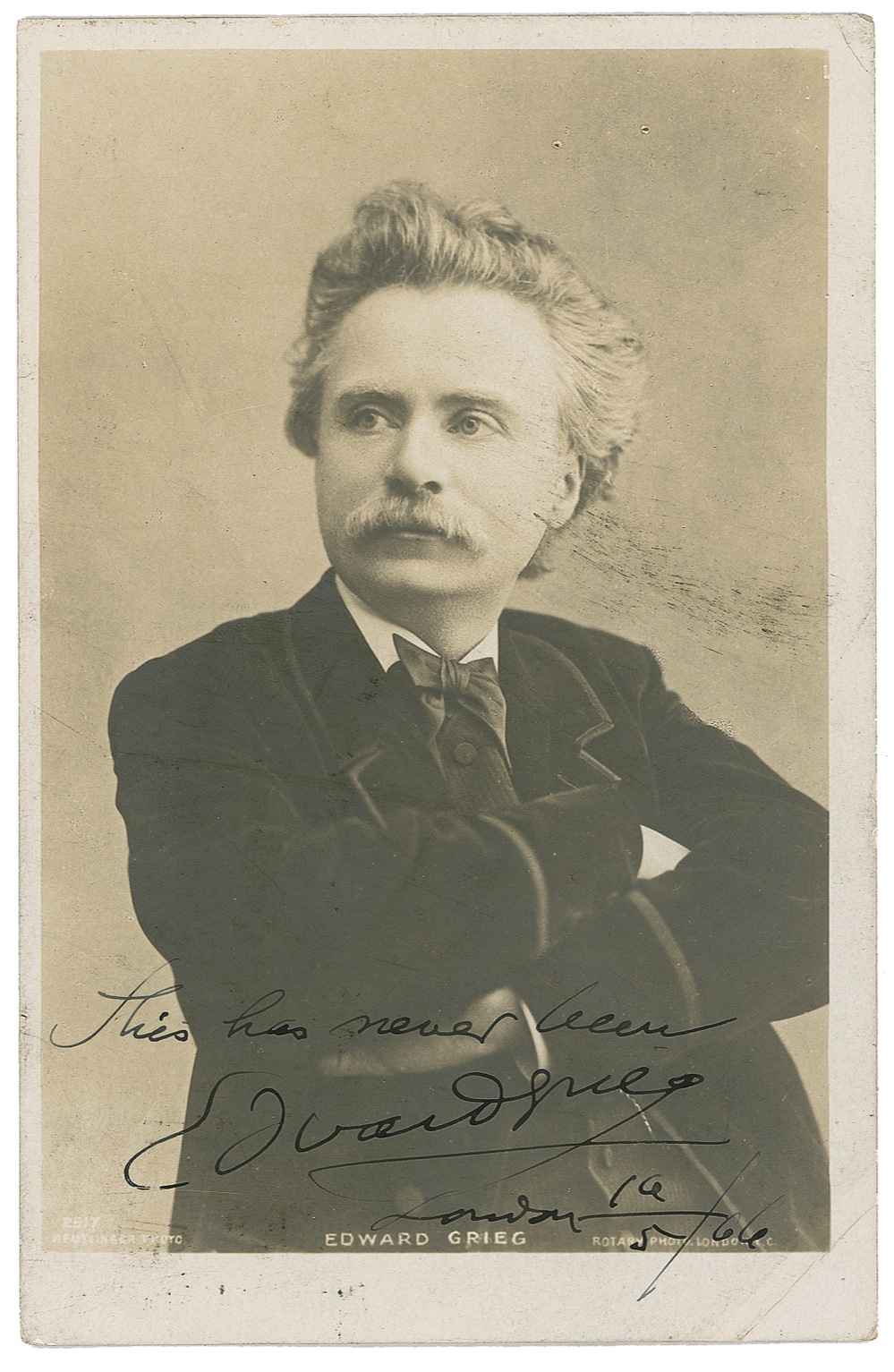 Lot #758 Edvard Grieg