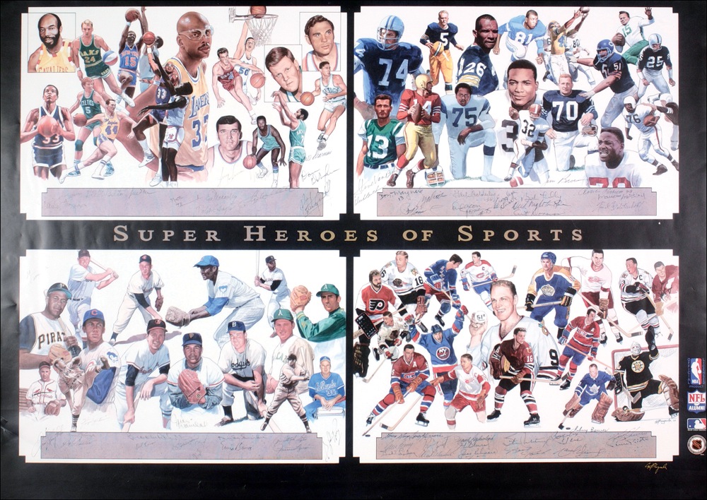 Lot #1533 Super Heroes of Sports