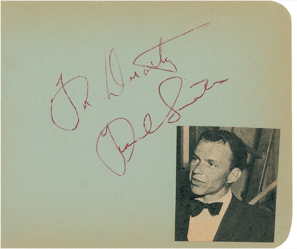 Lot #880 Frank Sinatra