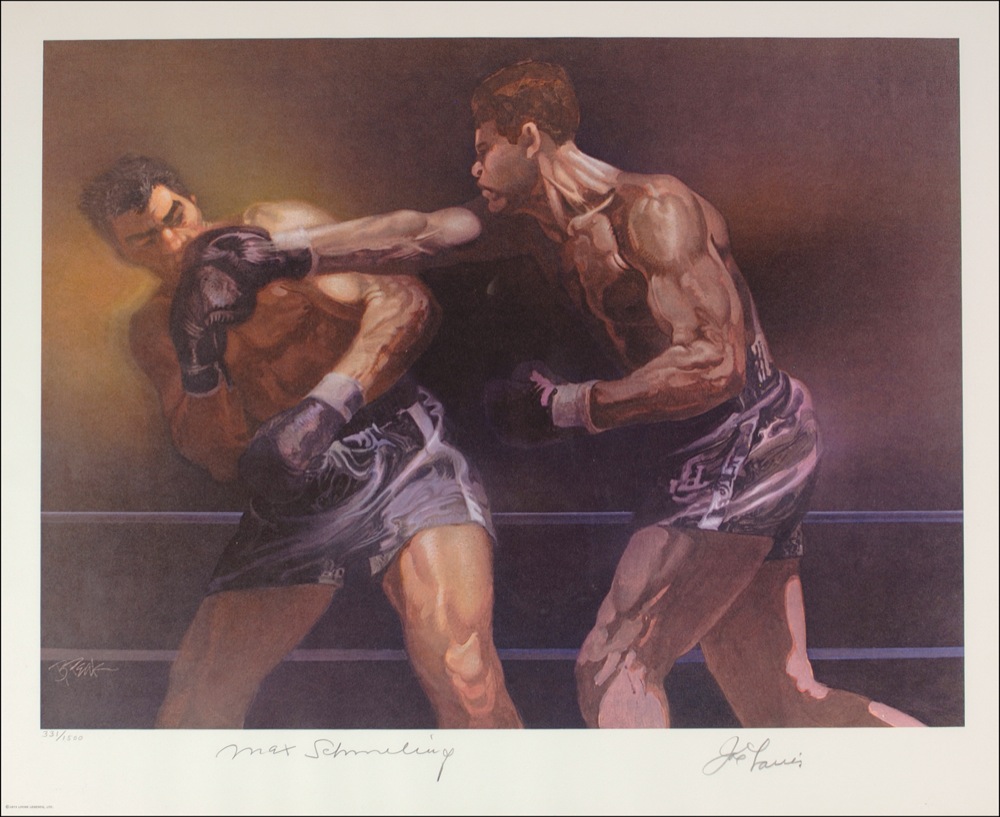 Lot #1512 Joe Louis and Max Schmeling