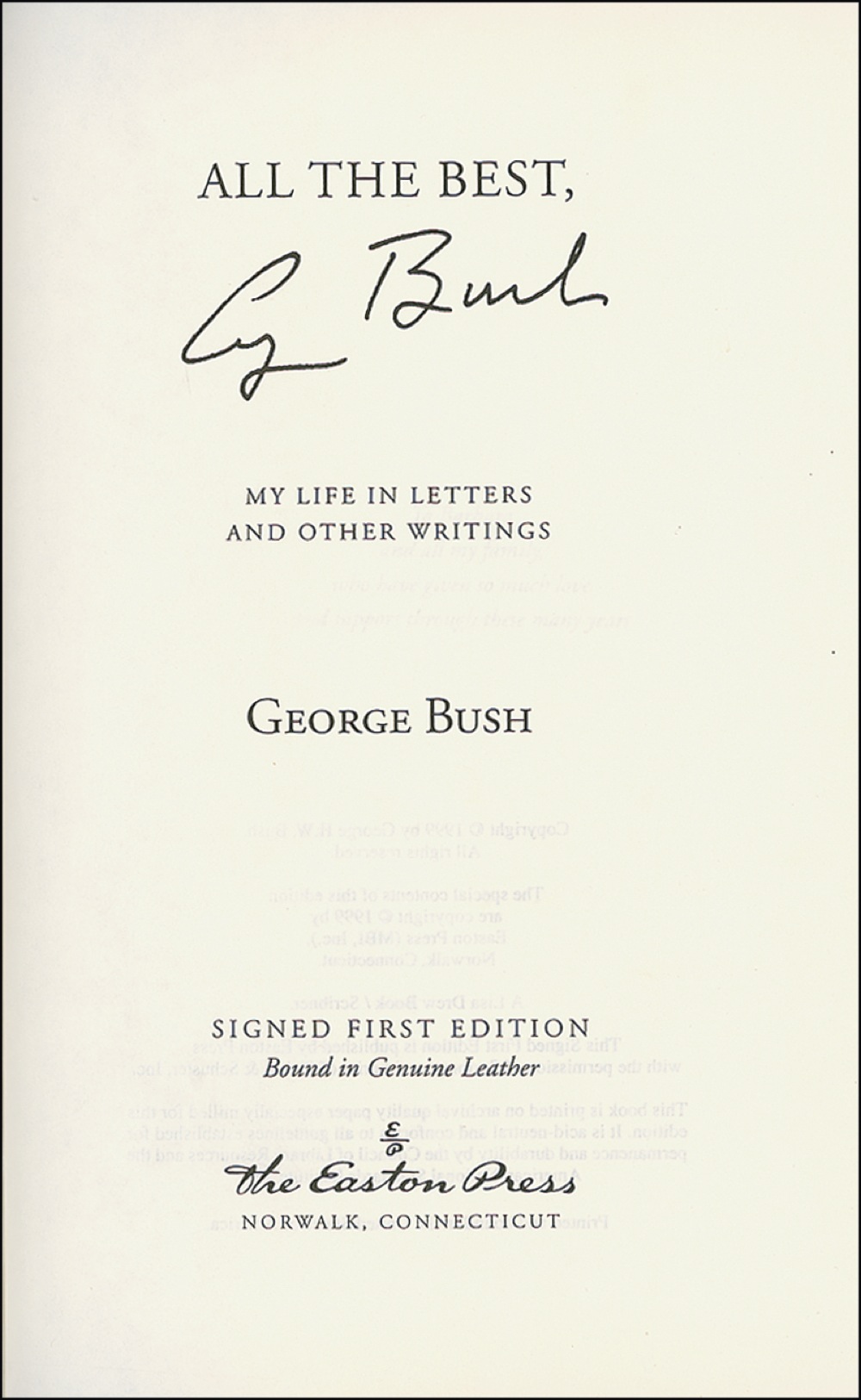 Lot #18 George Bush