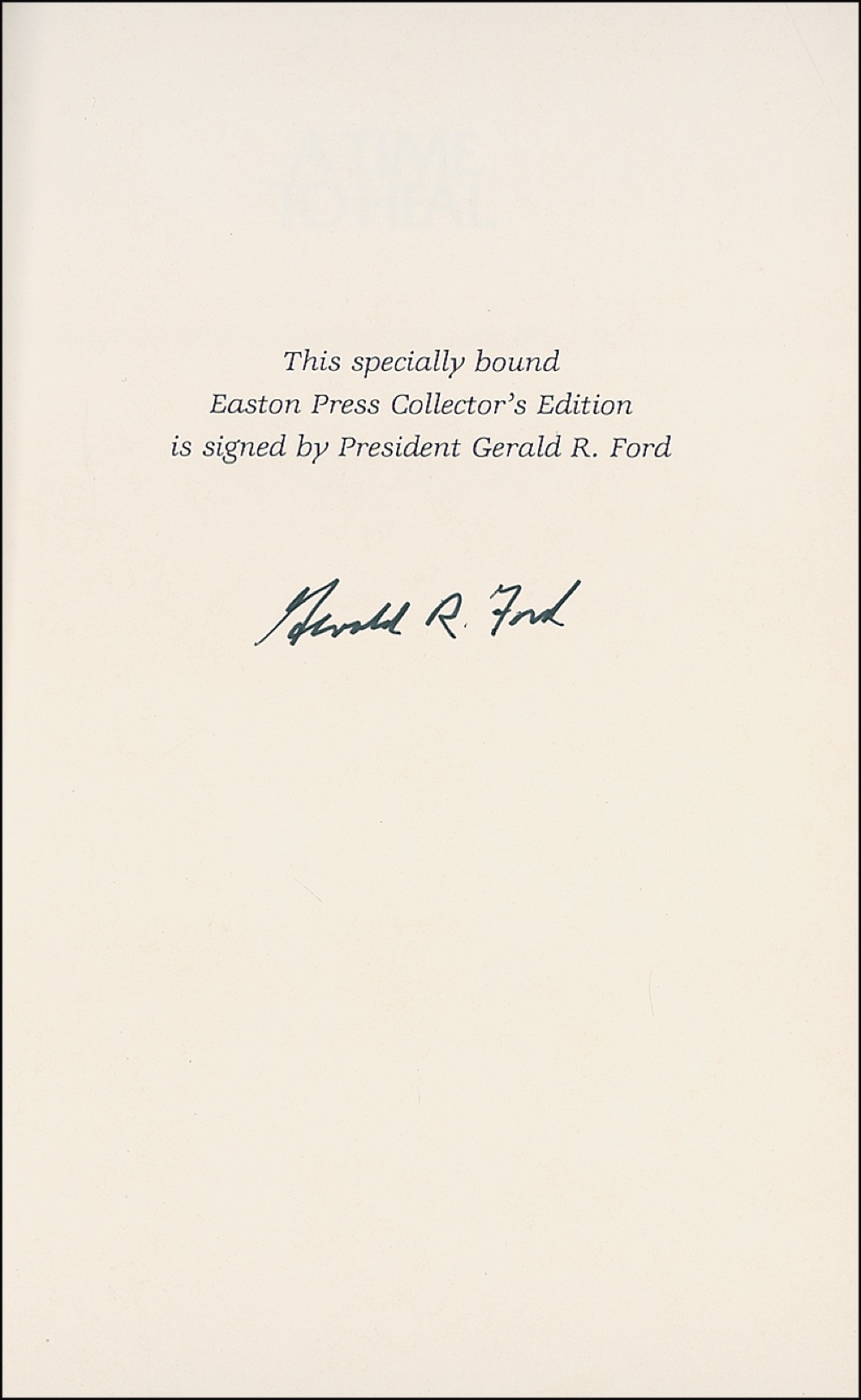 Lot #56 Gerald Ford