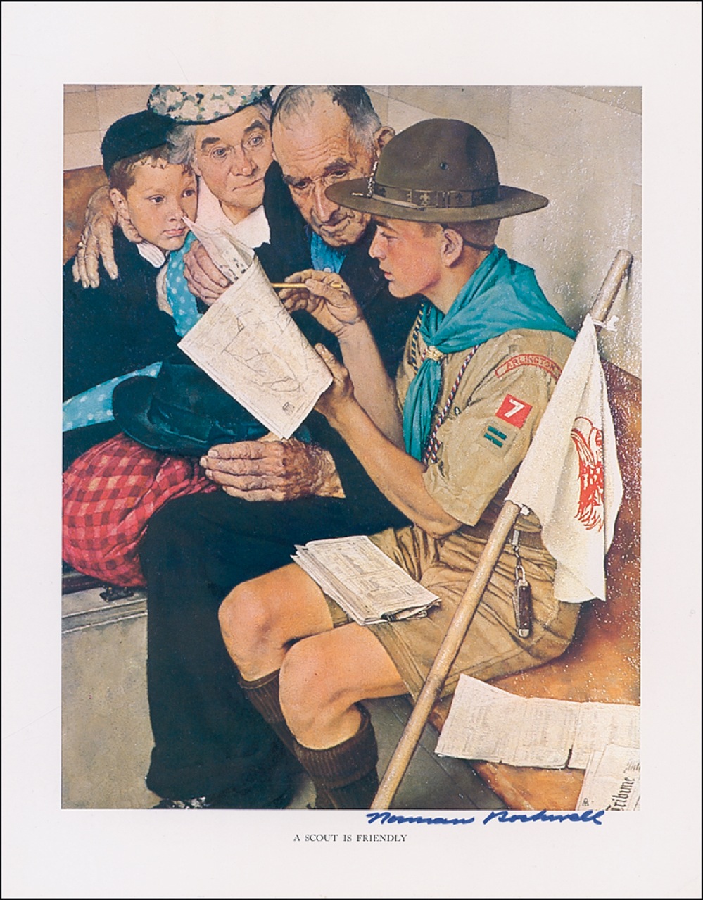 Lot #576 Norman Rockwell