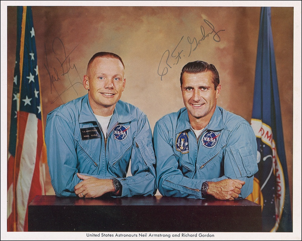 Lot #418 Neil Armstrong and Richard Gordon