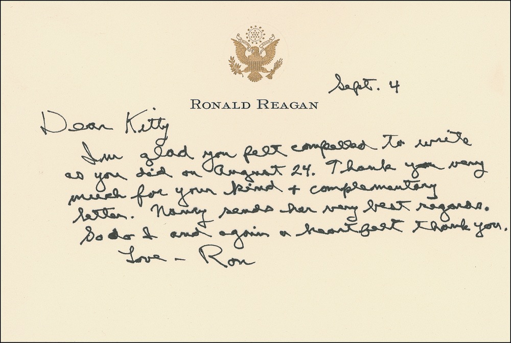Lot #128 Ronald Reagan