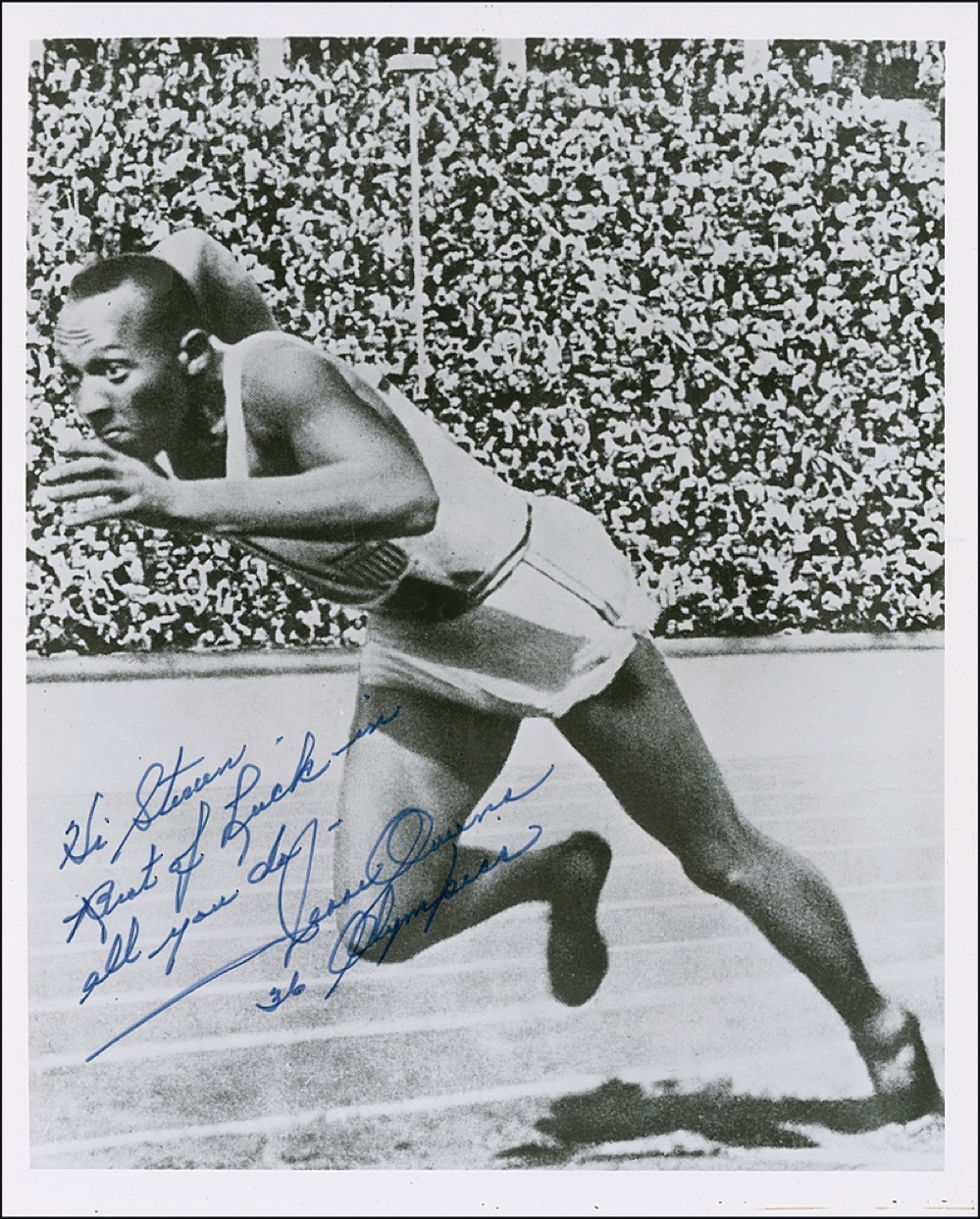 Lot #1535 Jesse Owens