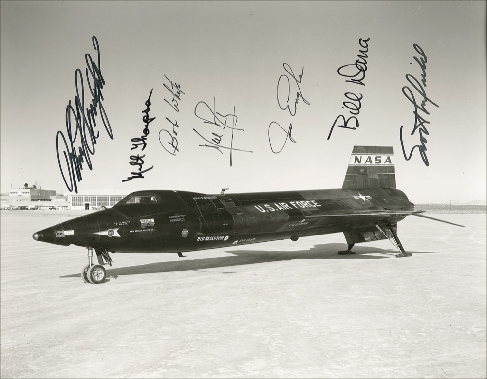 Lot #356 Neil Armstrong and X-15 Pilots