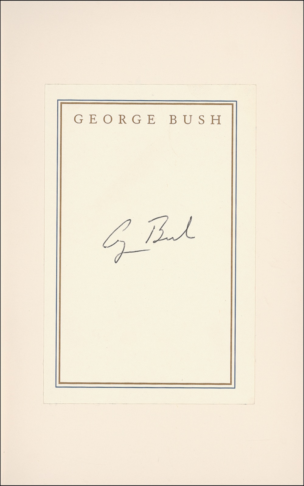 Lot #19 George Bush