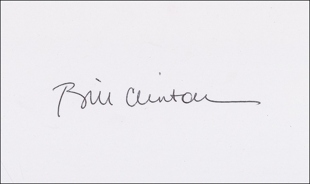 Lot #23 Bill Clinton