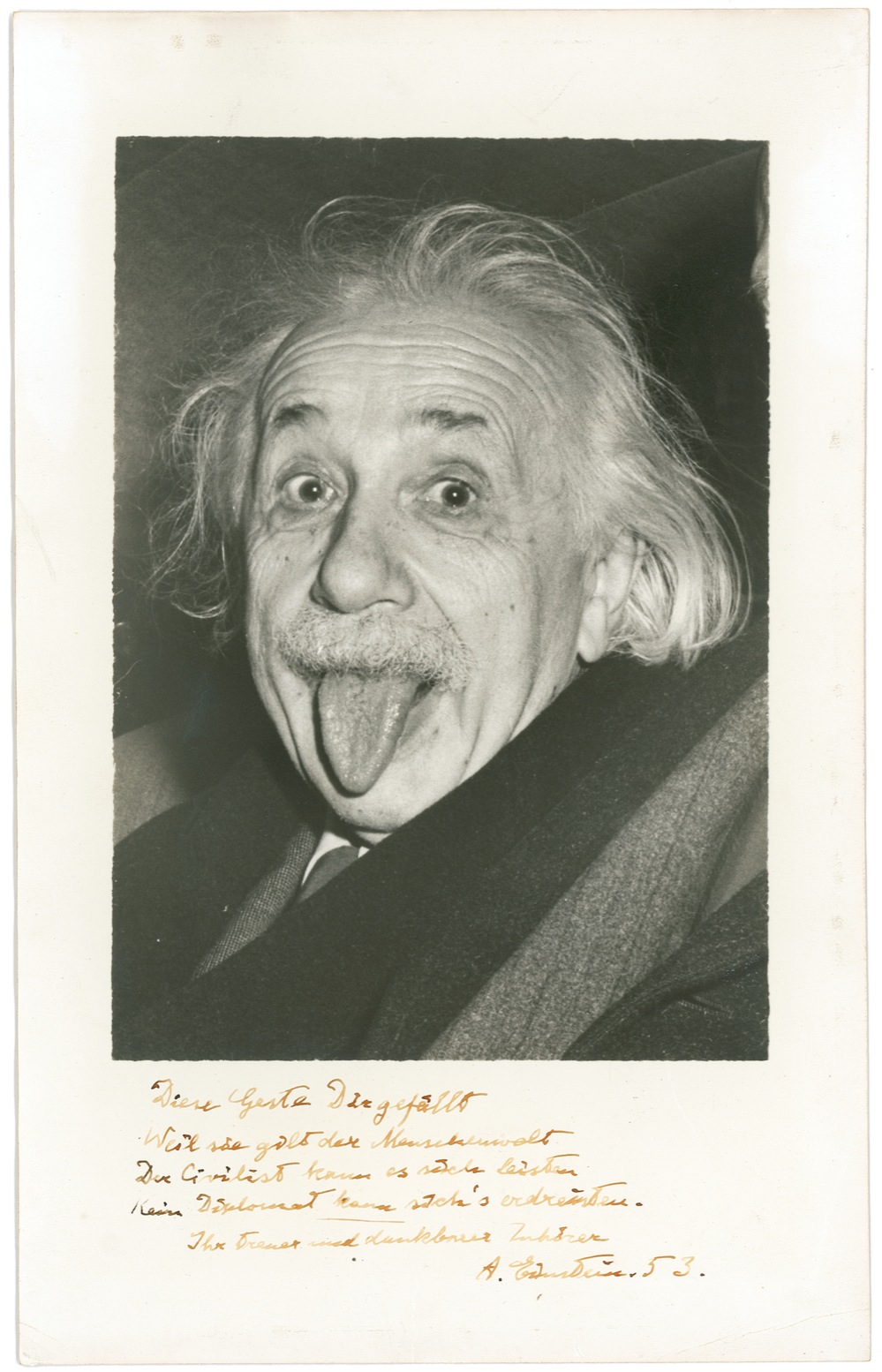 Lot #218 Albert Einstein