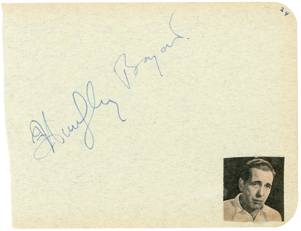 Lot #1014 Humphrey Bogart