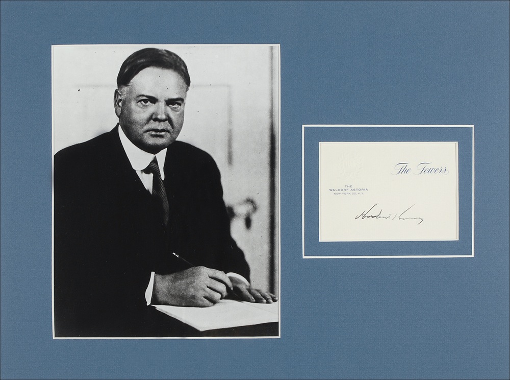 Lot #46 Herbert Hoover