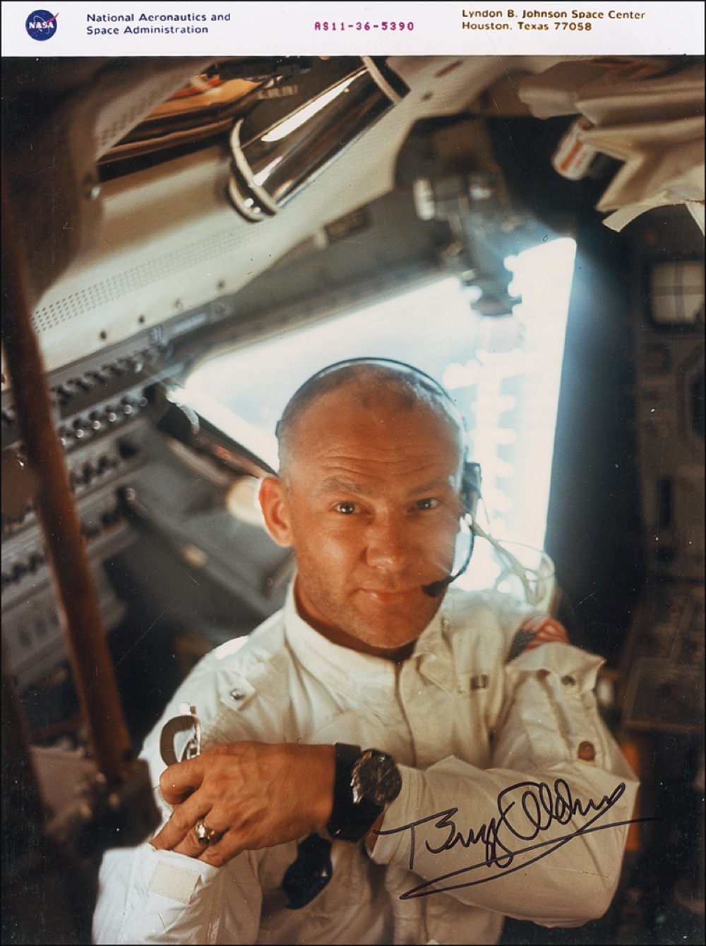 Lot #416 Buzz Aldrin
