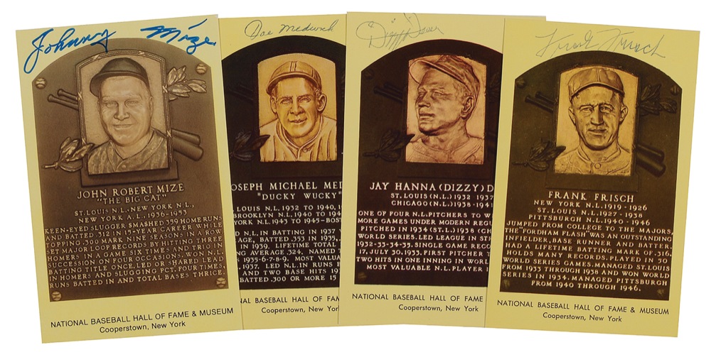Lot #1336 Baseball Hall of Famers