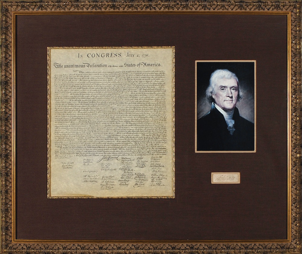 Lot #62 Thomas Jefferson