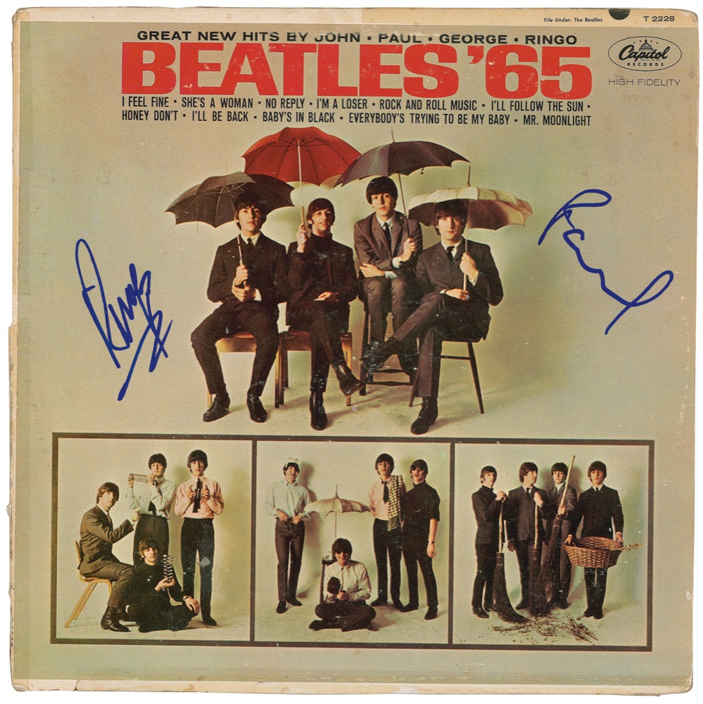 Lot #753 Beatles: McCartney and Starr
