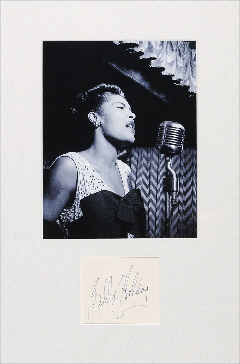 Lot #822 Billie Holiday
