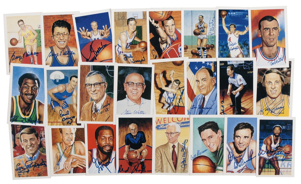 Lot #1346 Basketball Hall of Famers