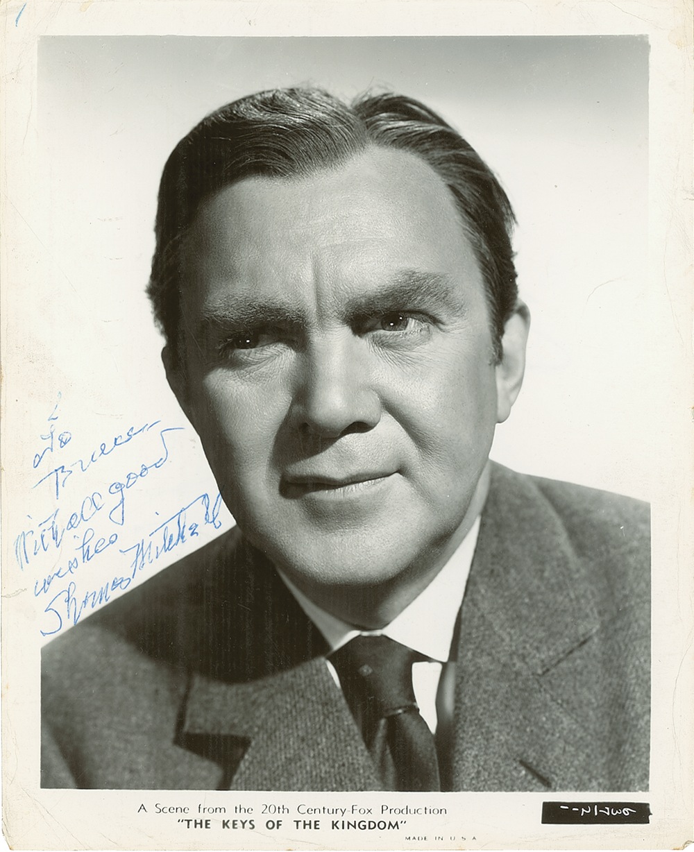 Thomas Mitchell - Autographed Inscribed Photograph