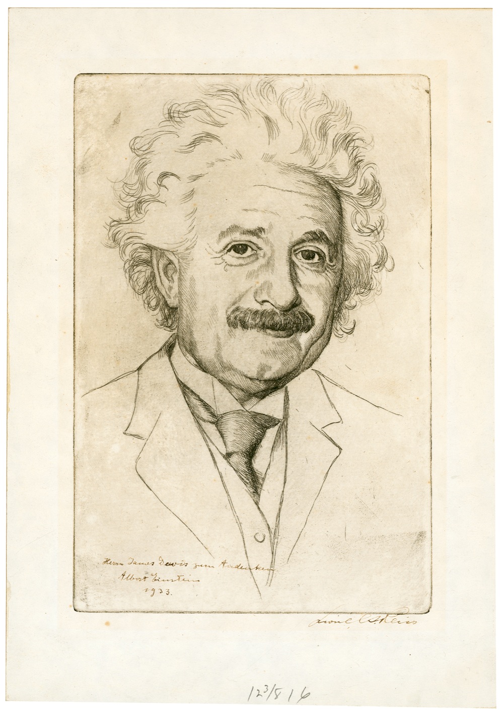 Lot #206 Albert Einstein