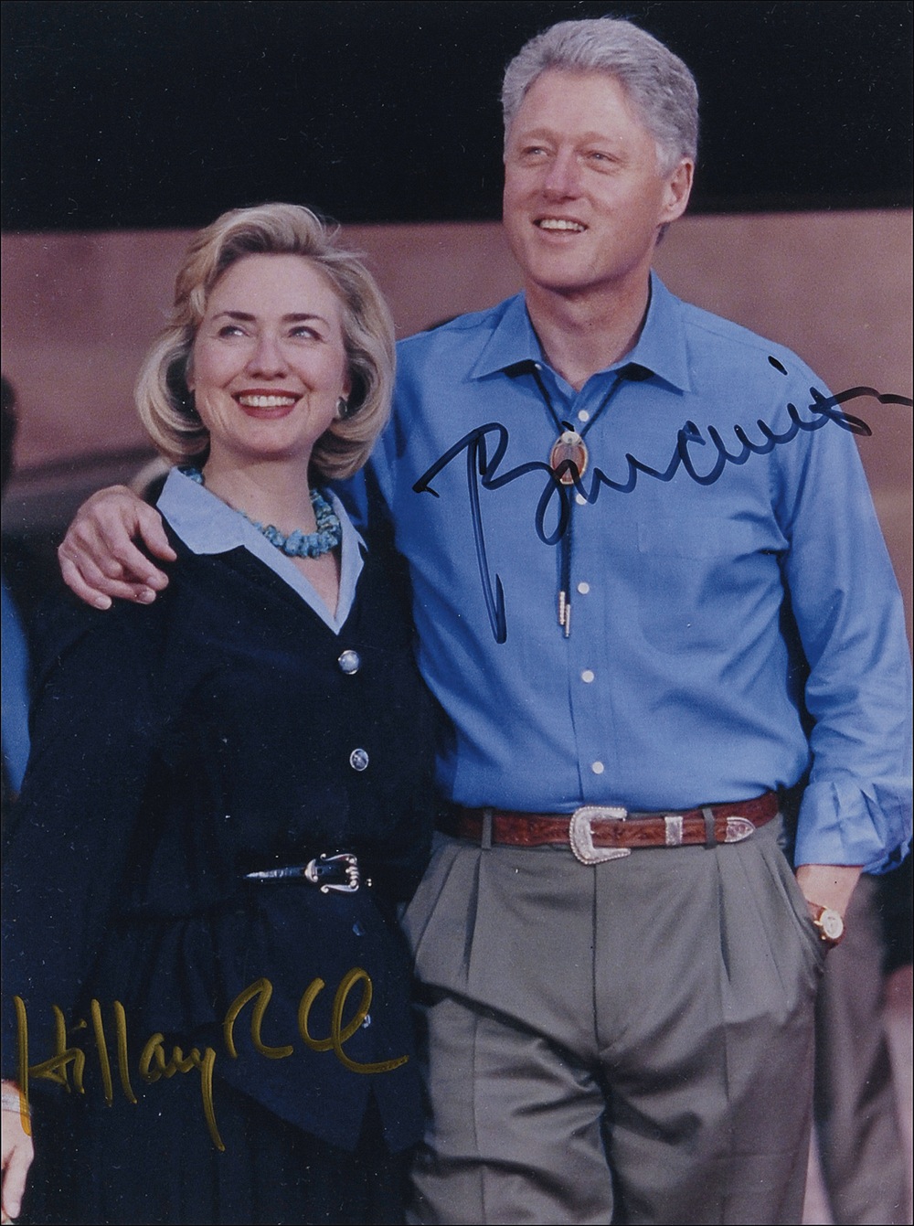 Lot #20 Bill and Hillary Clinton