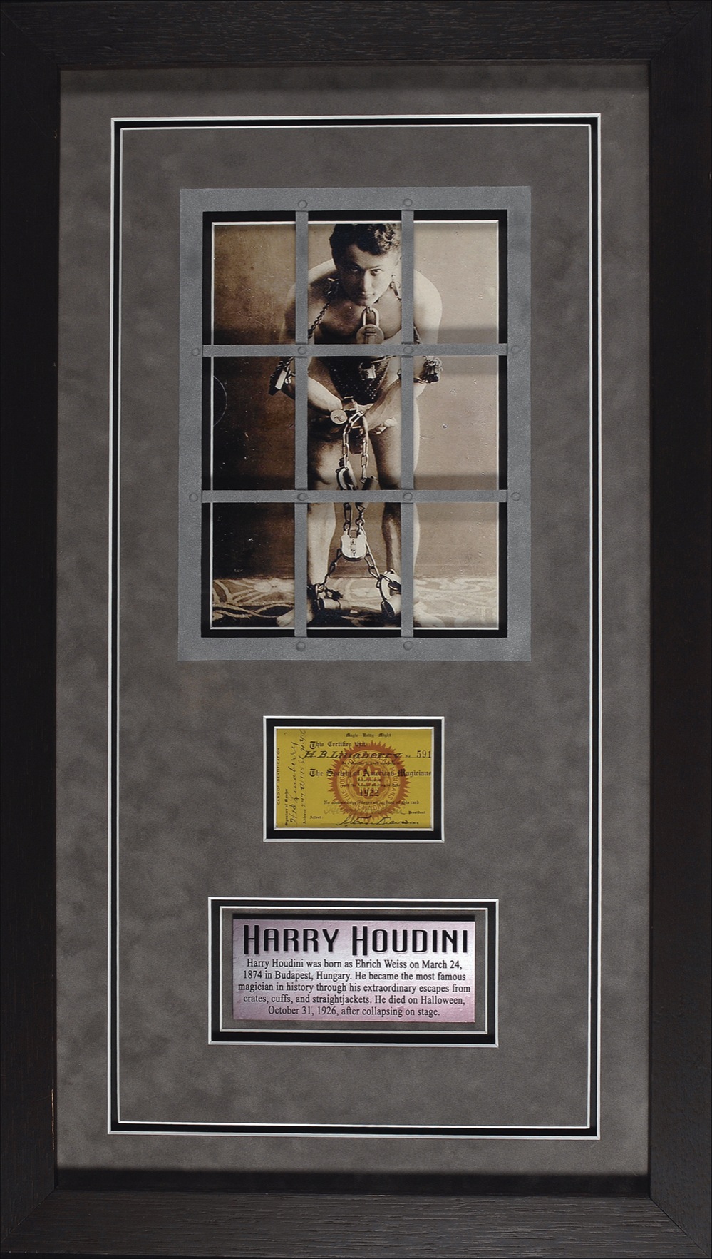 Lot #1002 Harry Houdini