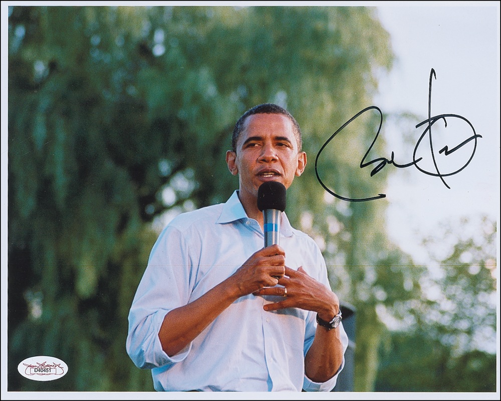 Lot #73 Barack Obama