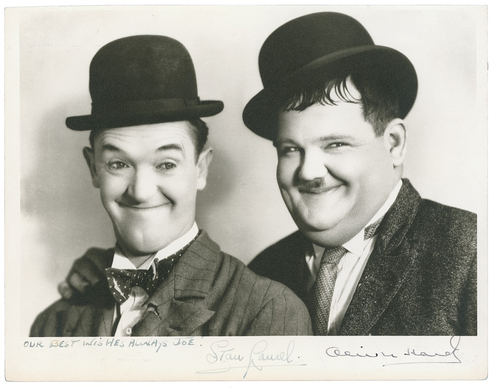 Lot #1014 Laurel and Hardy