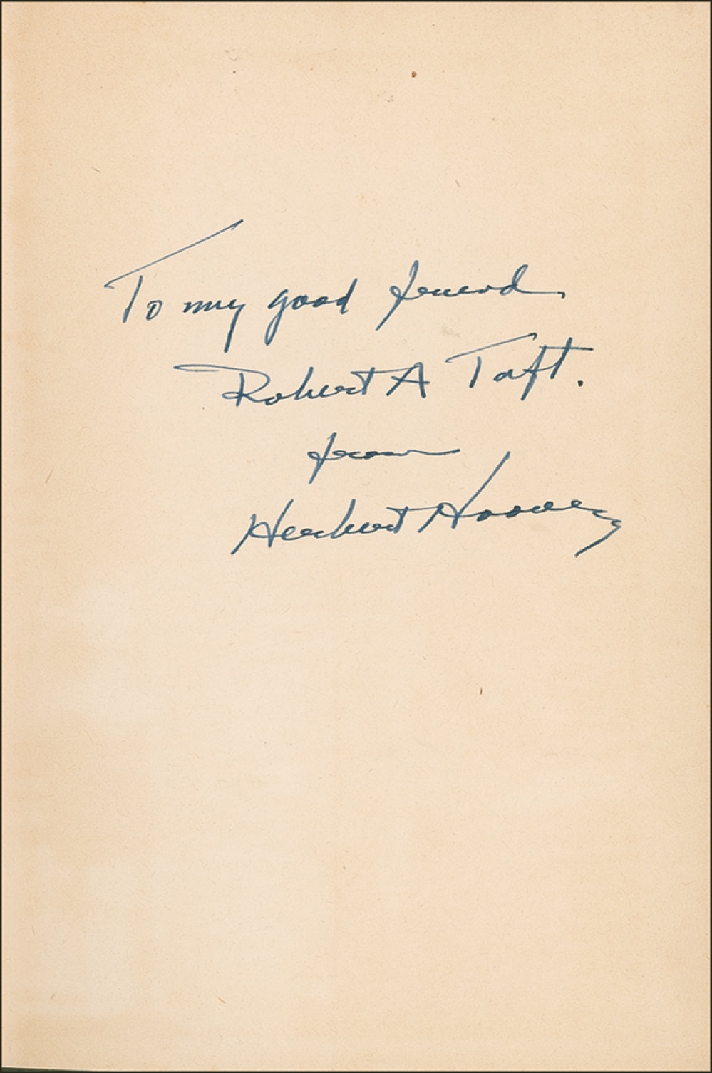 Lot #33 Herbert Hoover