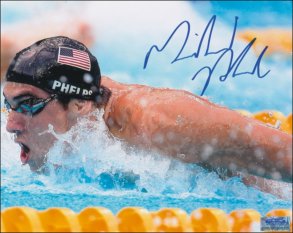 Lot #1498 Michael Phelps
