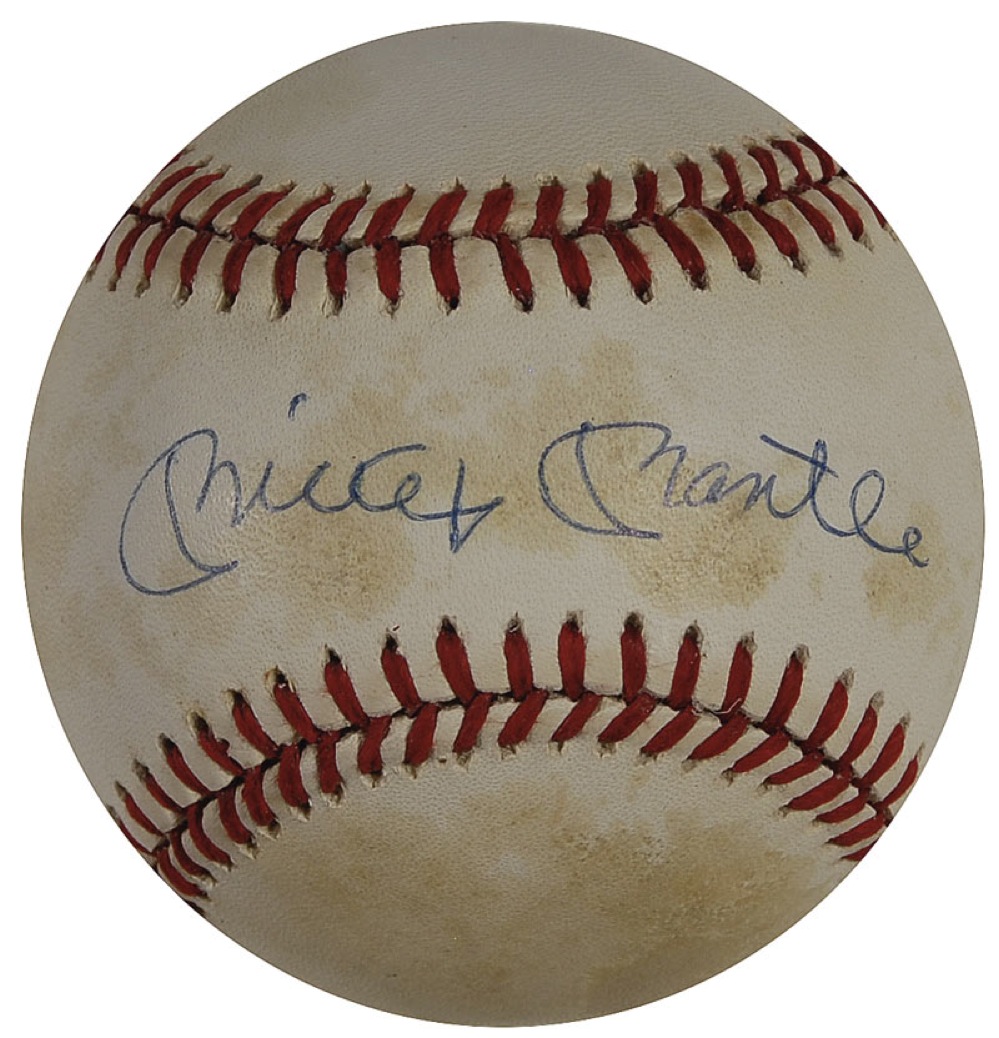 Lot #1196 Mickey Mantle