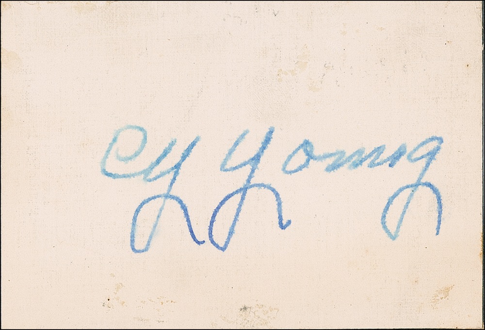 Lot #1568 Cy Young