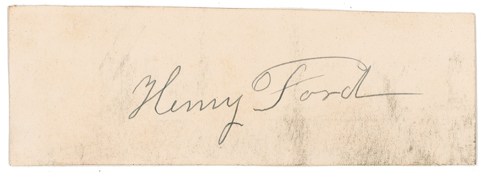 Lot #172 Henry Ford