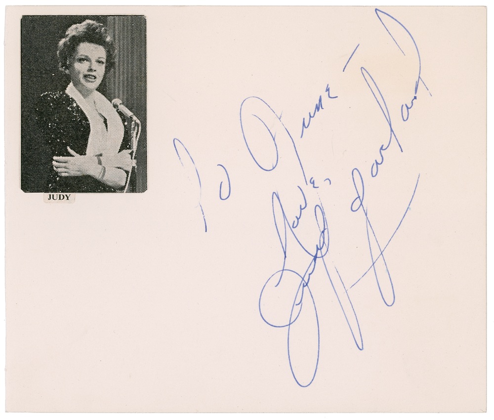 Lot #1115 Wizard of Oz: Judy Garland