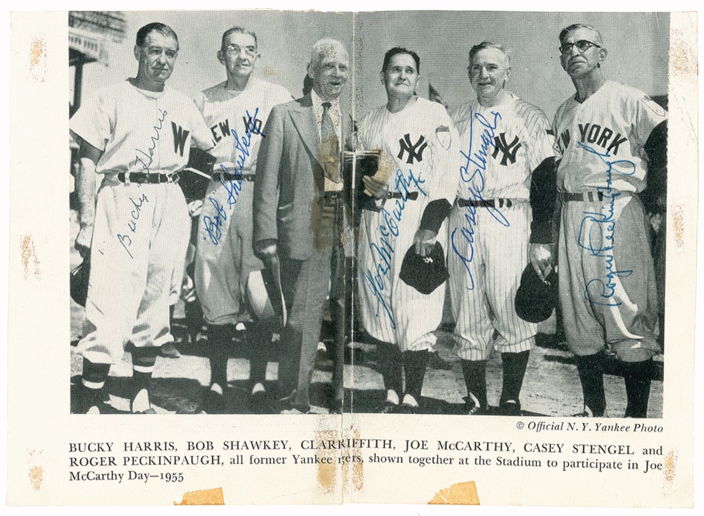 Lot #1481 NY Yankees Managers